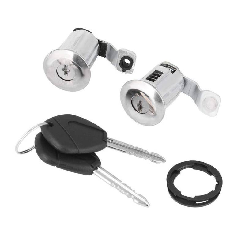 KSTE Türschloss, Zylinderschloss Türschloss Set mit 2 Schlüssel für Peugeot Partner Citroen Xsara Berlingo von KSTE