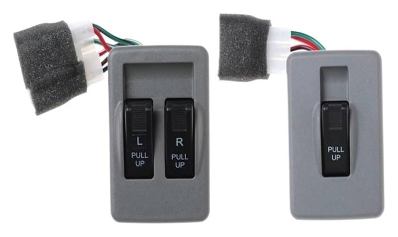 Auto Fenster Schalter Für Kia Für Stolz Vorne Links Righ Elektrische Fensterheber Control Schalter KK12B-66-350 KK12B-66-370(2 Pcs) von KTGVTPBHBW