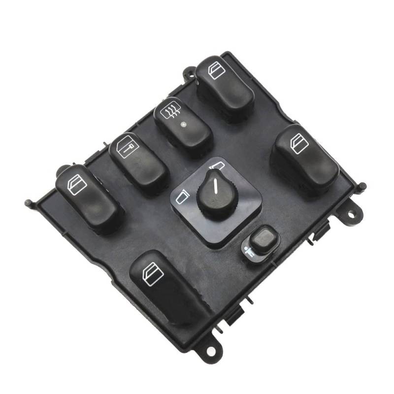 Auto Fenster Schalter Für M&ercedes-Benz M-Klasse W163 ML320 1998-2003 Auto Elektrische Fensterheber Hauptschalter Taste 1638206610 A1638206610 von KTGVTPBHBW