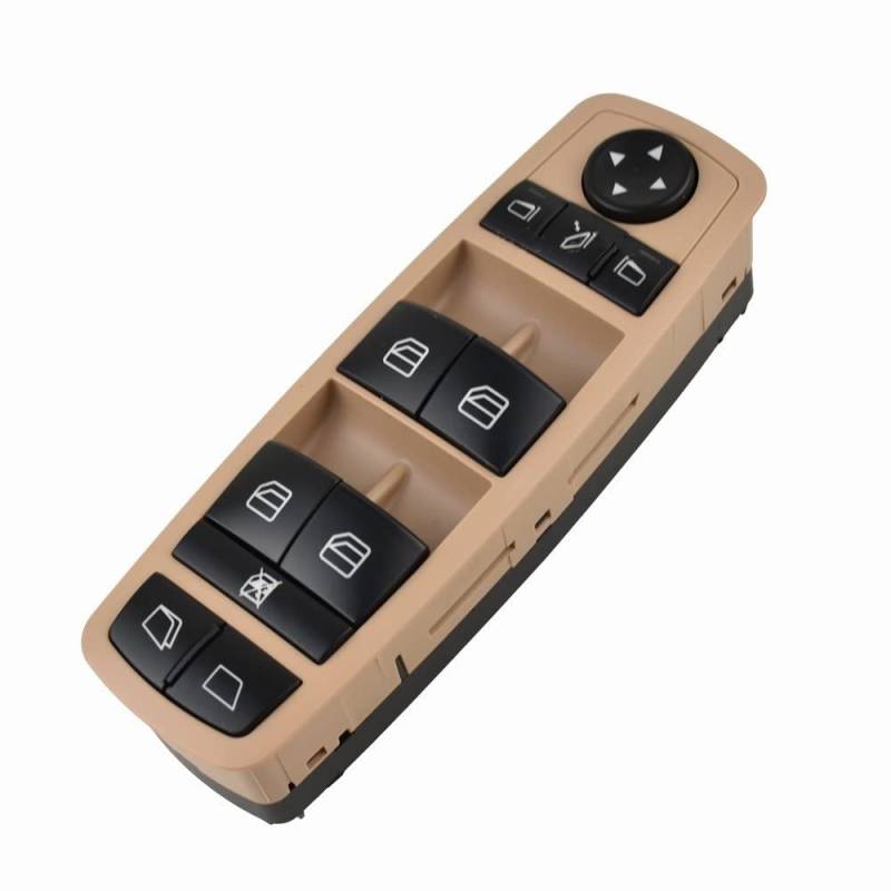Auto Fenster Schalter Für M&ercedes-Benz Ml W163 Ml320 1998-2002 A 1638206610 Elektrischer Fensterheberschalter(Beige) von KTGVTPBHBW