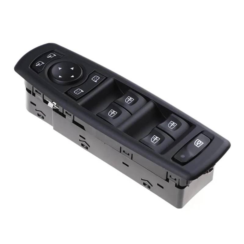 Auto Fenster Schalter Für R&ENAULT Für M&EGANE Elektrische Fenster Master Control Lifter Schalter Taste 254000006R 25400-0006R 254000015R 25400-0015R(254000006R-Black) von KTGVTPBHBW