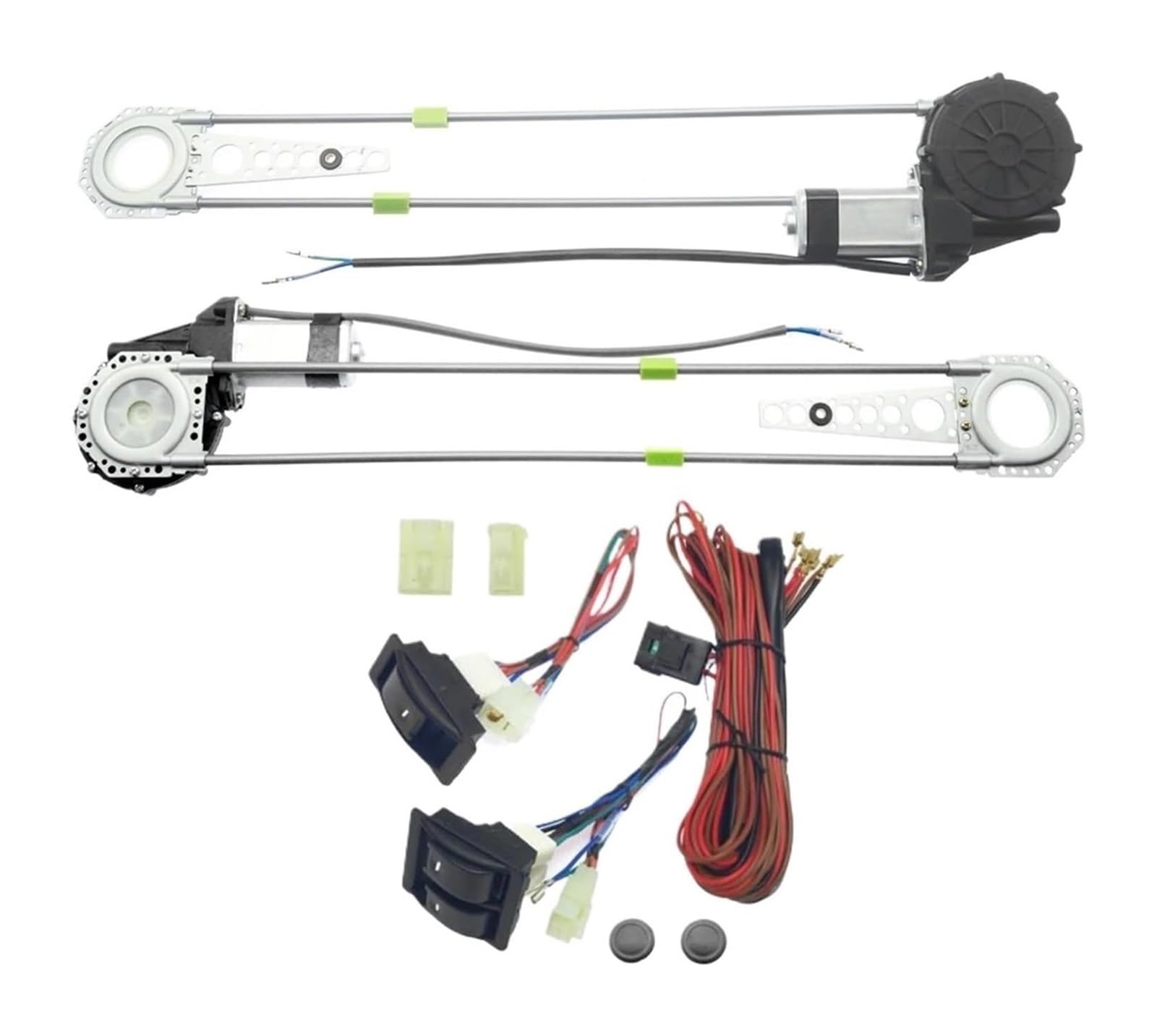 Fensterheber Mechanismus Teil Autoglas-Regler Universal Vorne 2-türig Auto Elektrische Fensterheber-Sets Mit Set-Schaltern Und Kabelbaum Auto-Fensterheber-Set Fensterheber Mechanismus Teil Autoglas-Regler Universal Vorne 2-türig Auto Elektrische Fensterheber-Sets Mit Set-Schaltern Und Kabelbaum Auto-Fensterheber-Set von KTGVTPBHBW