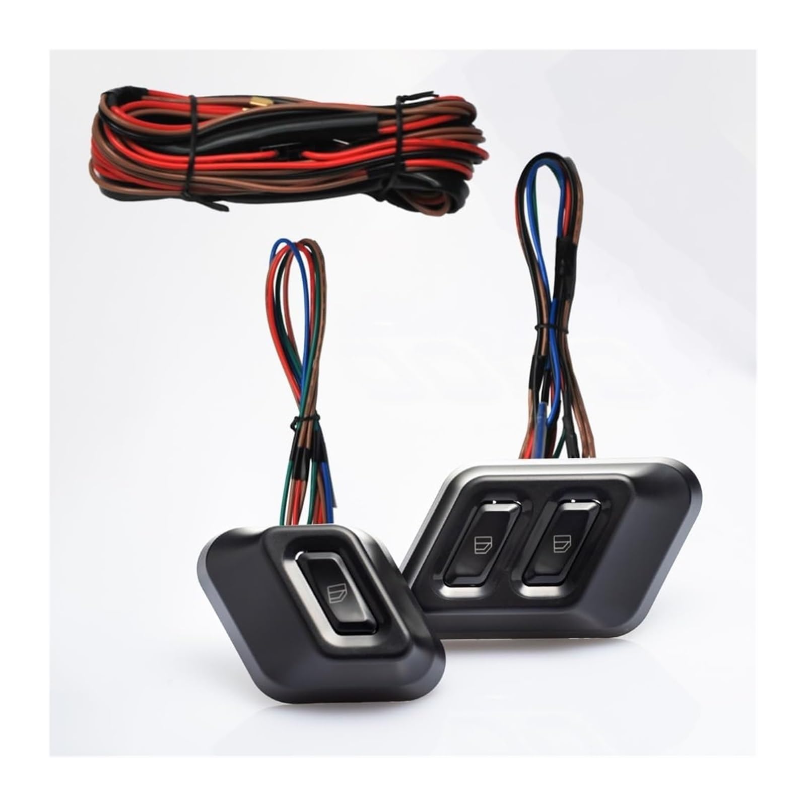 Fensterheber Mechanismus Teil Autoglas-Regler Universeller Elektrischer Fensterheber-Regler Umrüstsatz 2-türiger Pickup Auto-Fensterheber-Set(Sk317) von KTGVTPBHBW