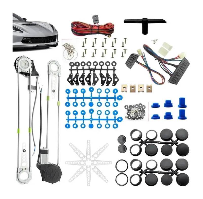 Fensterheber Mechanismus Teil Fensterheber-Set Elektrischer Fensterheber Und Fensterheber-Set Für Autos Geräuscharmer 12-V-Elektroauto-Motor-Umrüstsatz von KTGVTPBHBW