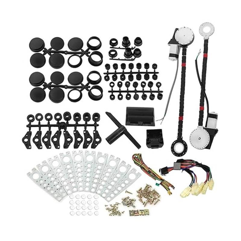 Fensterheber Mechanismus Teil Für B&MW Usw Autoglasregler Universeller Elektrischer Fensterheber-Regler Umrüstsatz 2-Türer-Pickup von KTGVTPBHBW