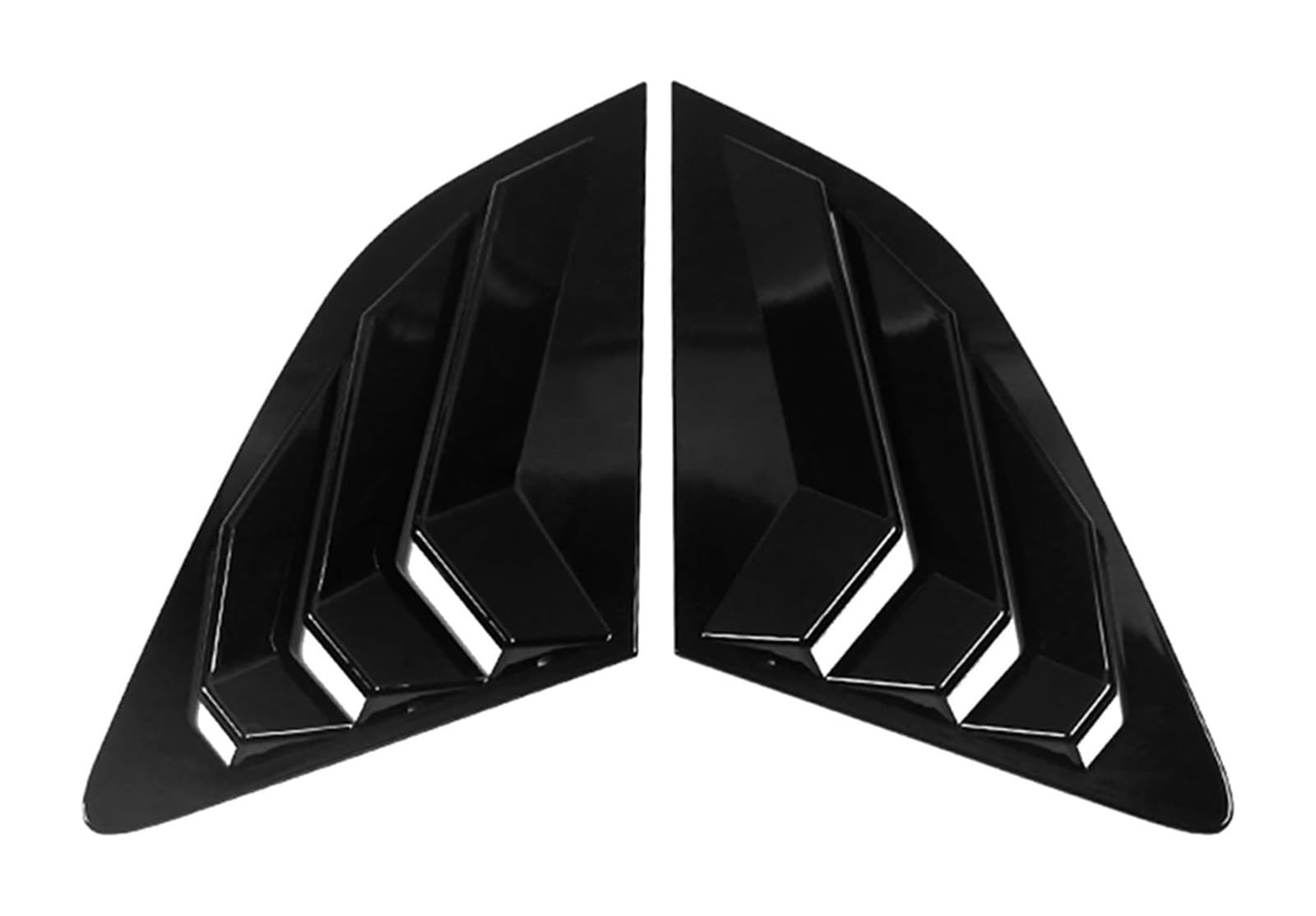 Heckscheibenspoiler Für A3 S3 8V 2014-2019 Limousine 5 Türen Fließheck Seite Heckscheibe Scoop Louver Shutter Aufkleber Abdeckung Trim Auto Styling(Hatchback-1) von KTGVTPBHBW