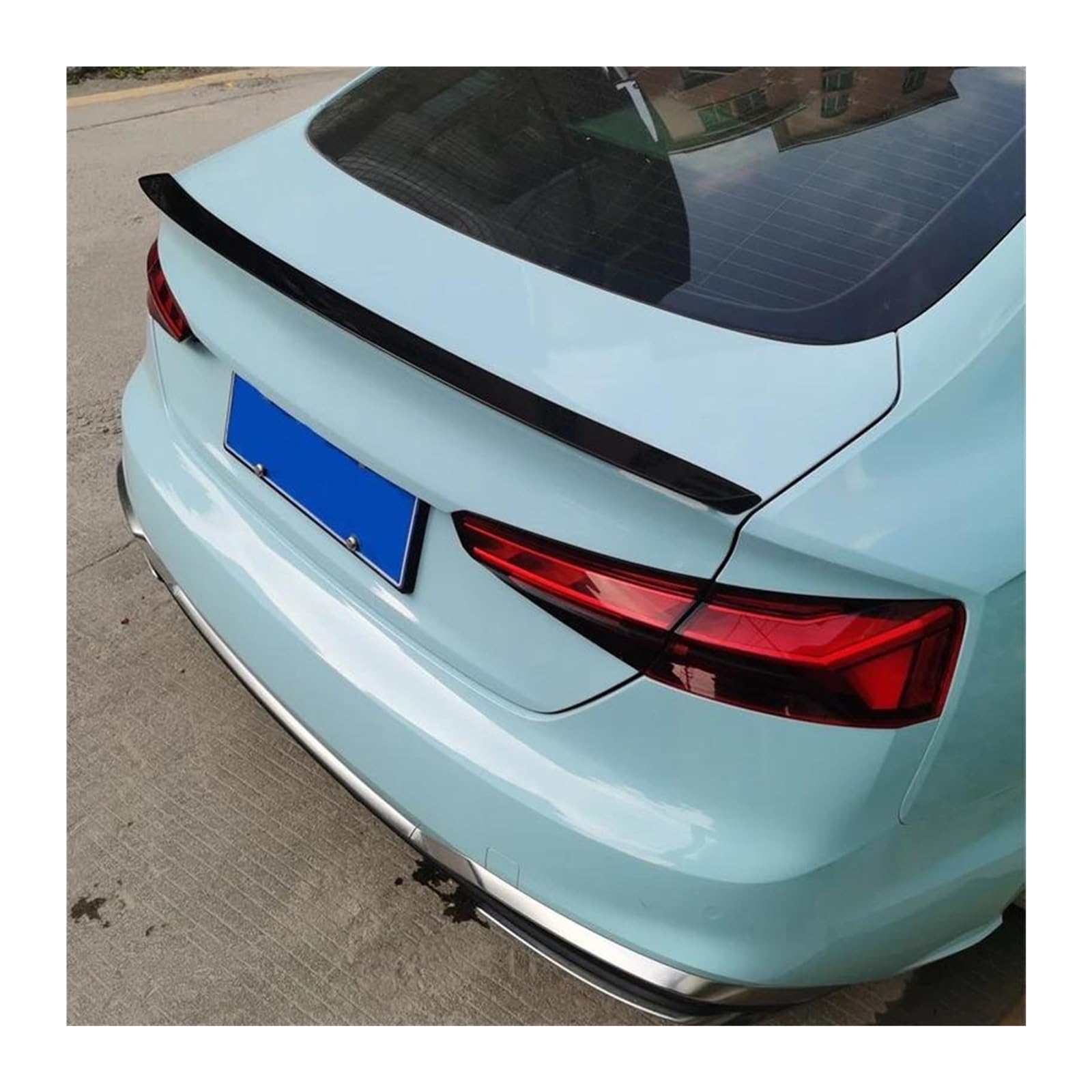 Heckscheibenspoiler Für A5 B9 S5 Sline RS5 Sportback 4 Tür Spoiler 2017-2020 Hinten Boot Deckel Flügel Lippe Auto Spoiler Hinten Stamm Spoiler(Glossy Black) von KTGVTPBHBW