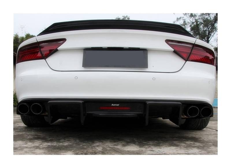 Heckscheibenspoiler Für A7 S7 RS7 2013 2014 2015 2016 Autozubehör Kohlefaser Auto Heckschwanzflügel Kofferraumlippenspoiler(Carbon fiber) von KTGVTPBHBW