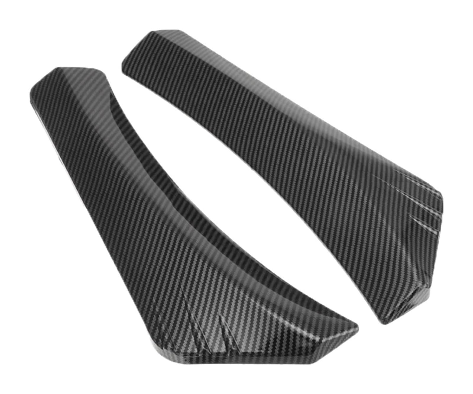Heckscheibenspoiler Für B&MW 2PCS Universal Auto Hintere Stoßstange Lip Diffusor Splitter Carbon Winkel Spoiler Schutz Seite Rock Canards Diffusor(2) von KTGVTPBHBW