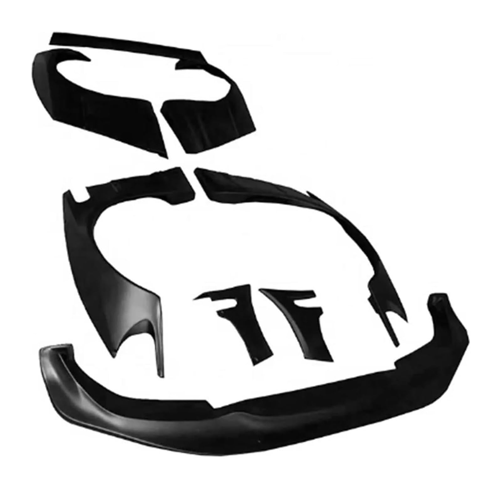 Heckscheibenspoiler Für B&MW Für E46 FRP Bodykit Abdeckung Frontlippe Hinten Stamm Spoiler Teile Heckflosse Heckflügel Auto Wide Body Kits(Kits) von KTGVTPBHBW