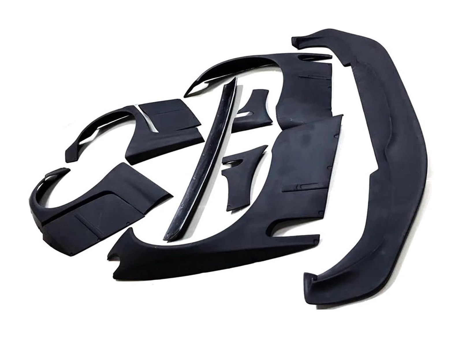 Heckscheibenspoiler Für B&MW Für E46 FRP Bodykit Abdeckung Frontlippe Hinten Stamm Spoiler Teile Heckflosse Heckflügel Auto Wide Body Kits(Kits 1) von KTGVTPBHBW