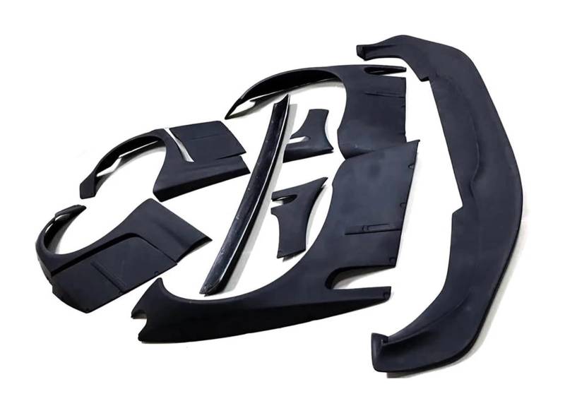 Heckscheibenspoiler Für B&MW Für E46 FRP Bodykit Abdeckung Frontlippe Hinten Stamm Spoiler Teile Heckflosse Heckflügel Auto Wide Body Kits(Kits 1) von KTGVTPBHBW