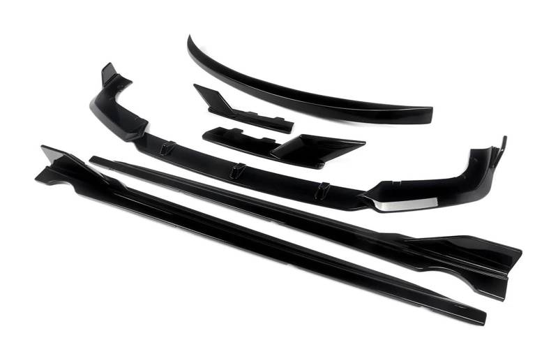 Heckscheibenspoiler Für B&MW Für X5M Für F95 2020-2022 AUTO Heckflosse Heckflügel 6PCS Body Kits Front Splitter Spoiler Heckdiffusor von KTGVTPBHBW