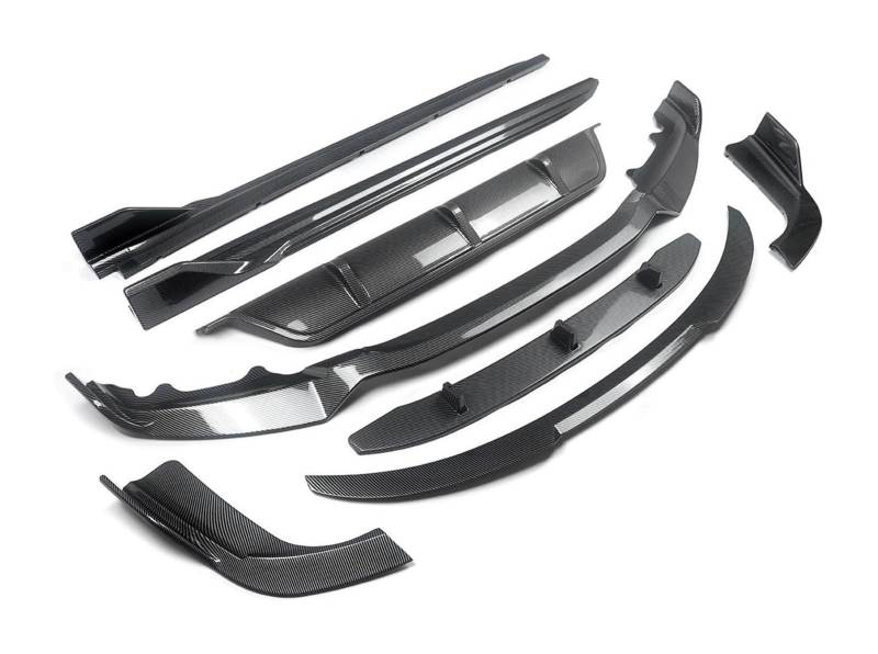 Heckscheibenspoiler Für B&MW Für X6 Für F16 Frontlippe Heckdiffusor Spoiler Carbon Look Heckflosse Heckflügel Körper Aero Kit 2014-19 von KTGVTPBHBW