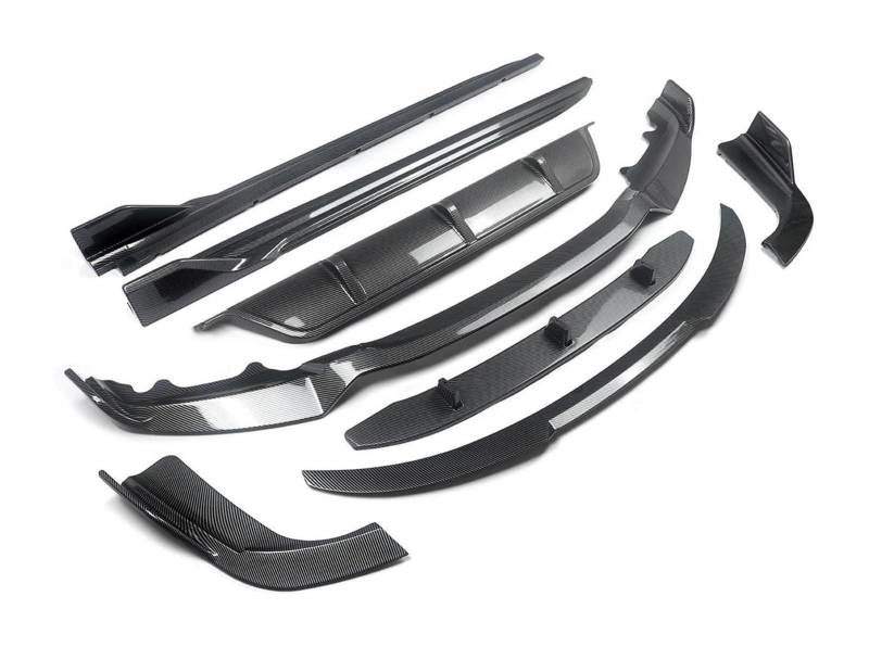 Heckscheibenspoiler Für B&MW Für X6 Für F16 Frontlippe Heckdiffusor Spoiler Carbon Look Heckflosse Heckflügel Körper Aero Kit 2014-19 von KTGVTPBHBW