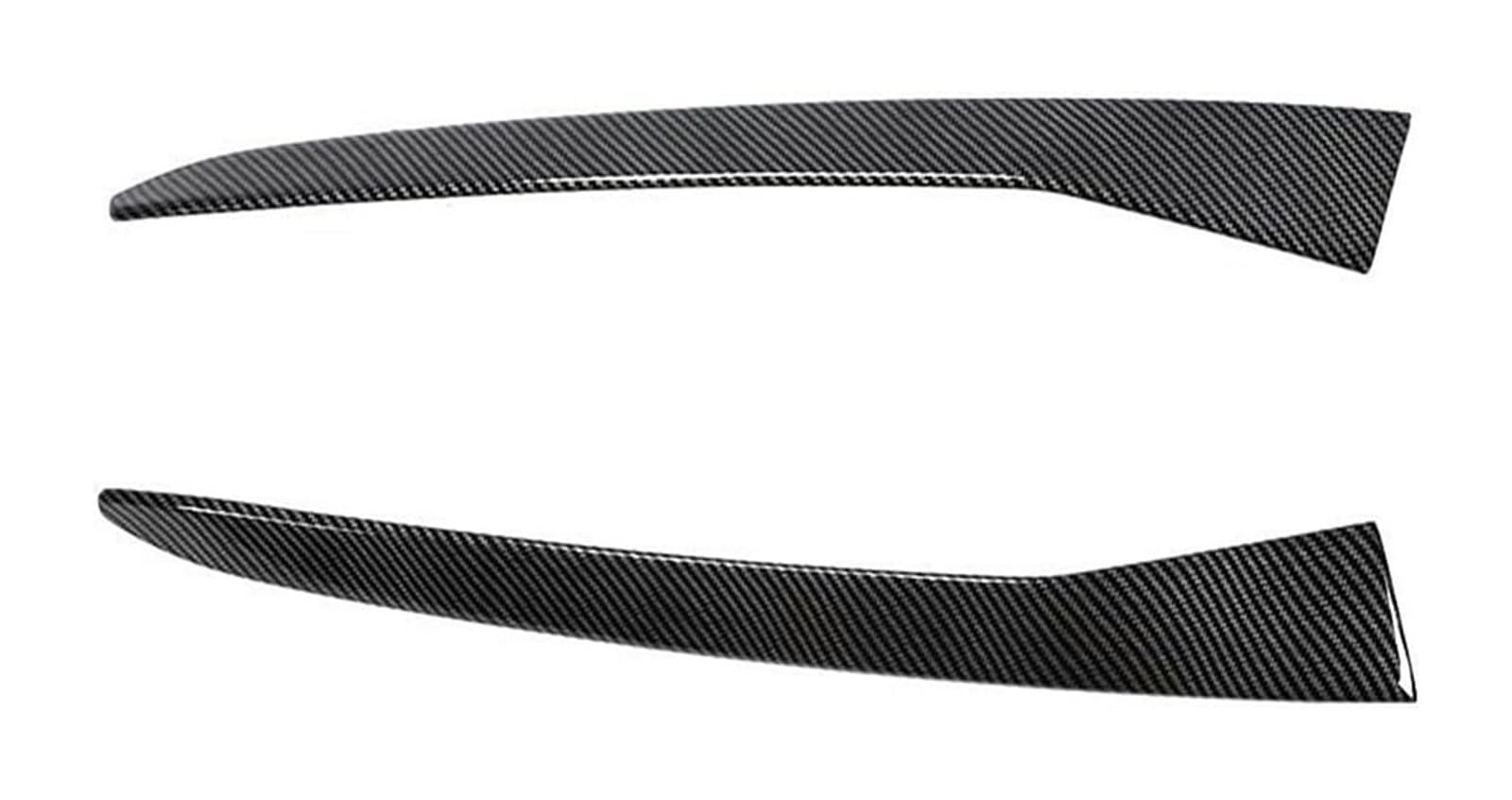 Heckscheibenspoiler Für B&MW X4 G02 2019 2020 Auto Hinten Dach Spoiler Flügel Seite Aufkleber Trim Abdeckung Zurück Hinten Fenster Dekoration(Carbon Look) von KTGVTPBHBW