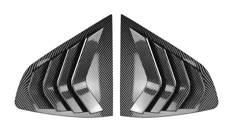 Heckscheibenspoiler Für B&MW X4 G02 M40i 2018-2021 Auto Heckspoiler Heckscheibenjalousie Blende Heckscheibenabdeckung Sonnenschutz(Carbon Fiber Look) von KTGVTPBHBW
