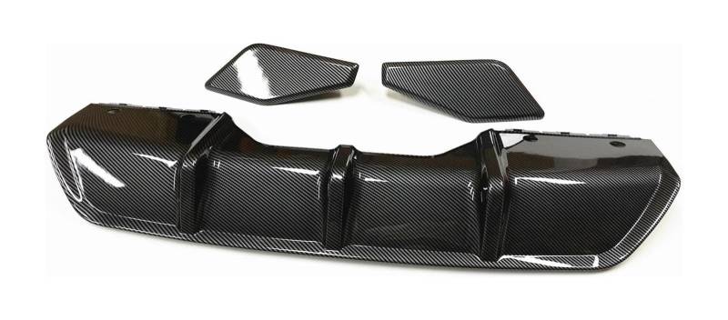 Heckscheibenspoiler Für B&MW X6 F16 2015-2018 Heckspoiler Auto Heckstoßstange Diffusor Lippenhalterung Auspuff Seitenform Splitter Abdeckung Zierleiste Spoilerplatte(Carbon Look) von KTGVTPBHBW