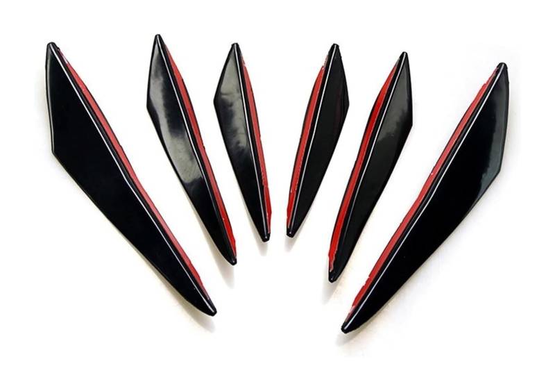 Heckscheibenspoiler Für C6 R8 A1 A3 Q3 A4 A5 Q5 A6 S6 A7 B6 B7 B8 8P 8V 8L TT RS Auto Styling Frontstoßstange Lip Fin Splitter Spoiler(Rear right) von KTGVTPBHBW