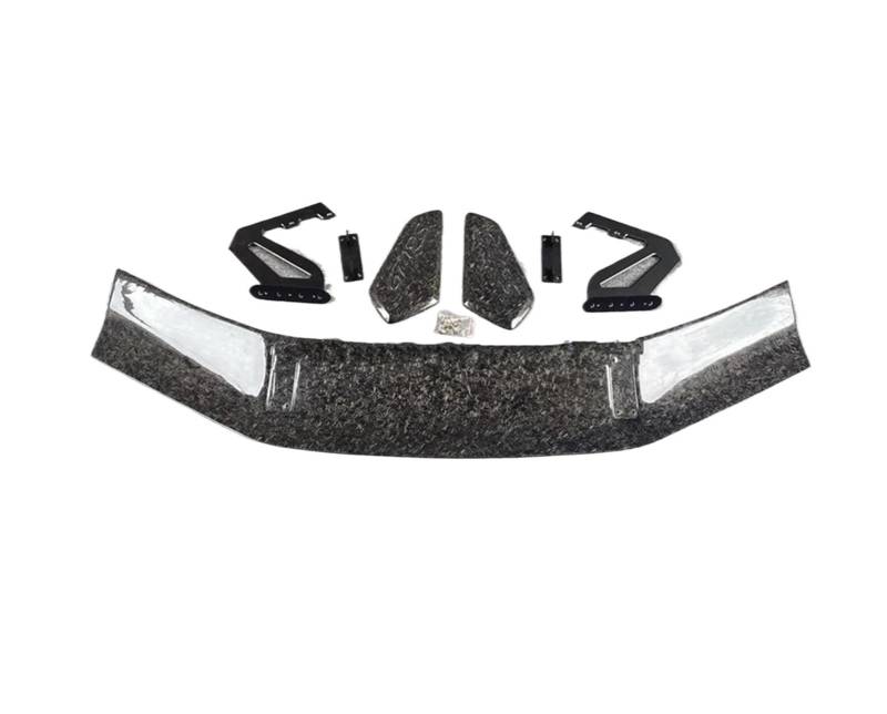Heckscheibenspoiler Für Cayman 718 987 997 998 981 911 Für B&oxster GT4 Hinten Trunk-Boot Schwanz Spoiler Doppel-Deck Flügel Lip Auto Spoiler(Forged Carbon) von KTGVTPBHBW