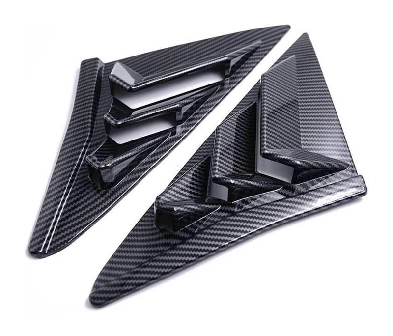 Heckscheibenspoiler Für Civic Für Typ R Fließheck 2020 2021 Auto Zubehör Auto Hinten Fenster Seite Vent Shutter Jalousie Trim Abdeckung(Carbon look) von KTGVTPBHBW