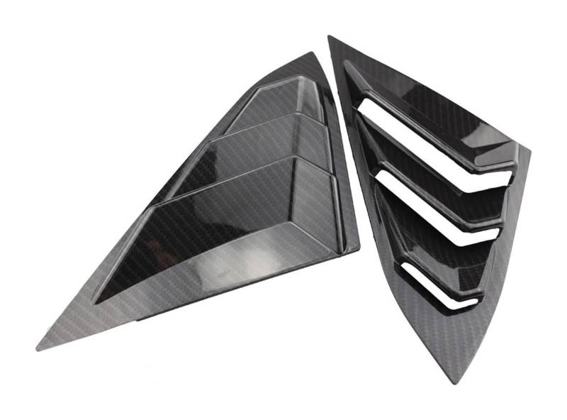 Heckscheibenspoiler Für Civic Seden Nur 2016-2020 ABS Sonnenschutz Seite Vent Fenster Lamellen Auto Hinten Viertel Spoiler Panel Stamm Spoiler(2) von KTGVTPBHBW