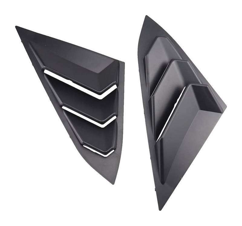 Heckscheibenspoiler Für Civic Seden Nur 2016-2020 ABS Sonnenschutz Seite Vent Fenster Lamellen Auto Hinten Viertel Spoiler Panel Stamm Spoiler(3) von KTGVTPBHBW