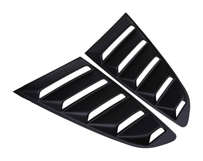 Heckscheibenspoiler Für F&ord Für Mustang 2015–2020 2 Stück Auto-hintere Viertelfenster-Lamellen Spoiler-Trim-Abdeckung Auto-Heckspoiler-Heckflügel(B) von KTGVTPBHBW