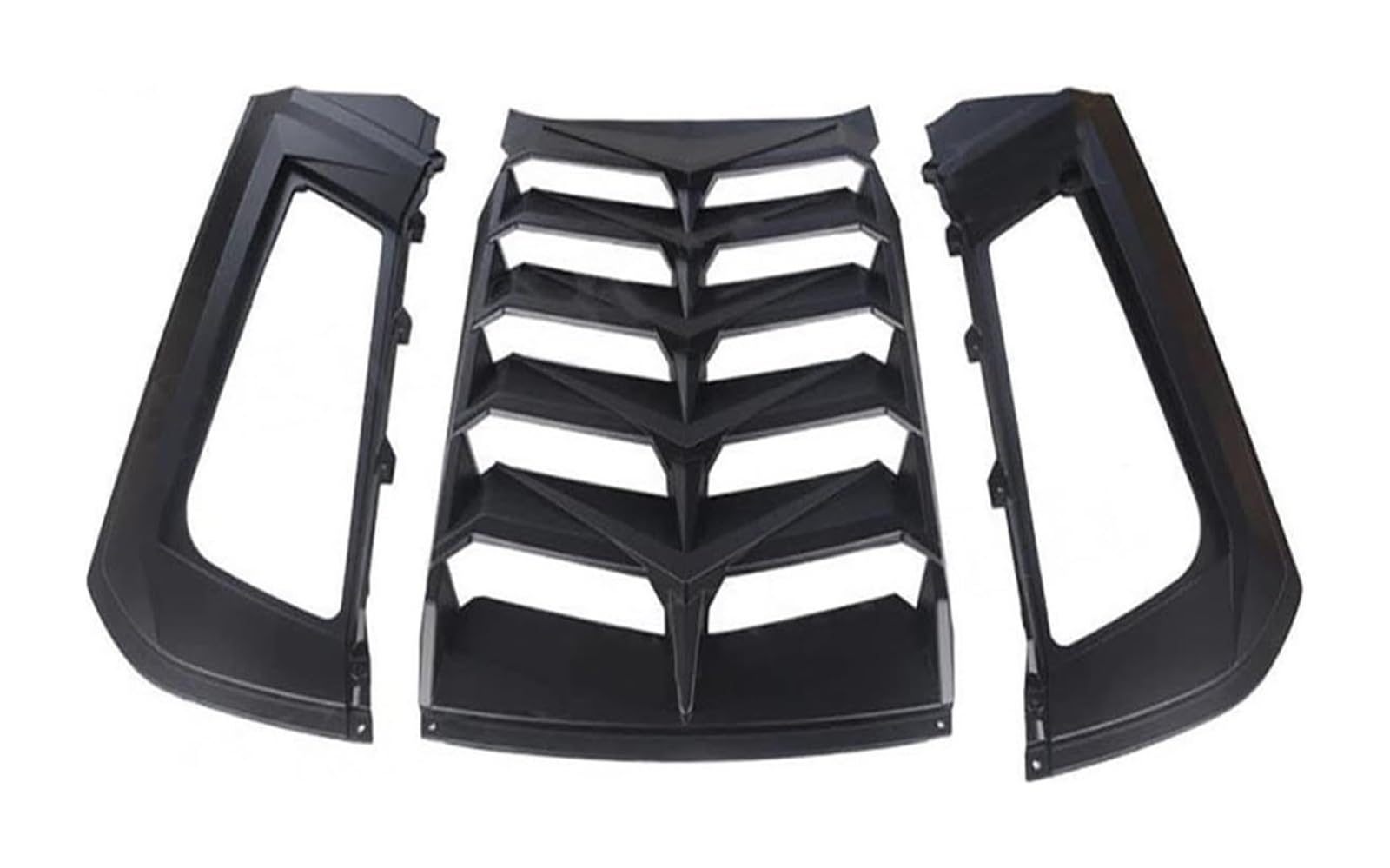 Heckscheibenspoiler Für F&ord Für Mustang 2015-2022 Heckscheibe Jalousie Auto Dekorationen Fall Air Outlet Fensterläden Grill Abdeckung Rahmen(B) von KTGVTPBHBW