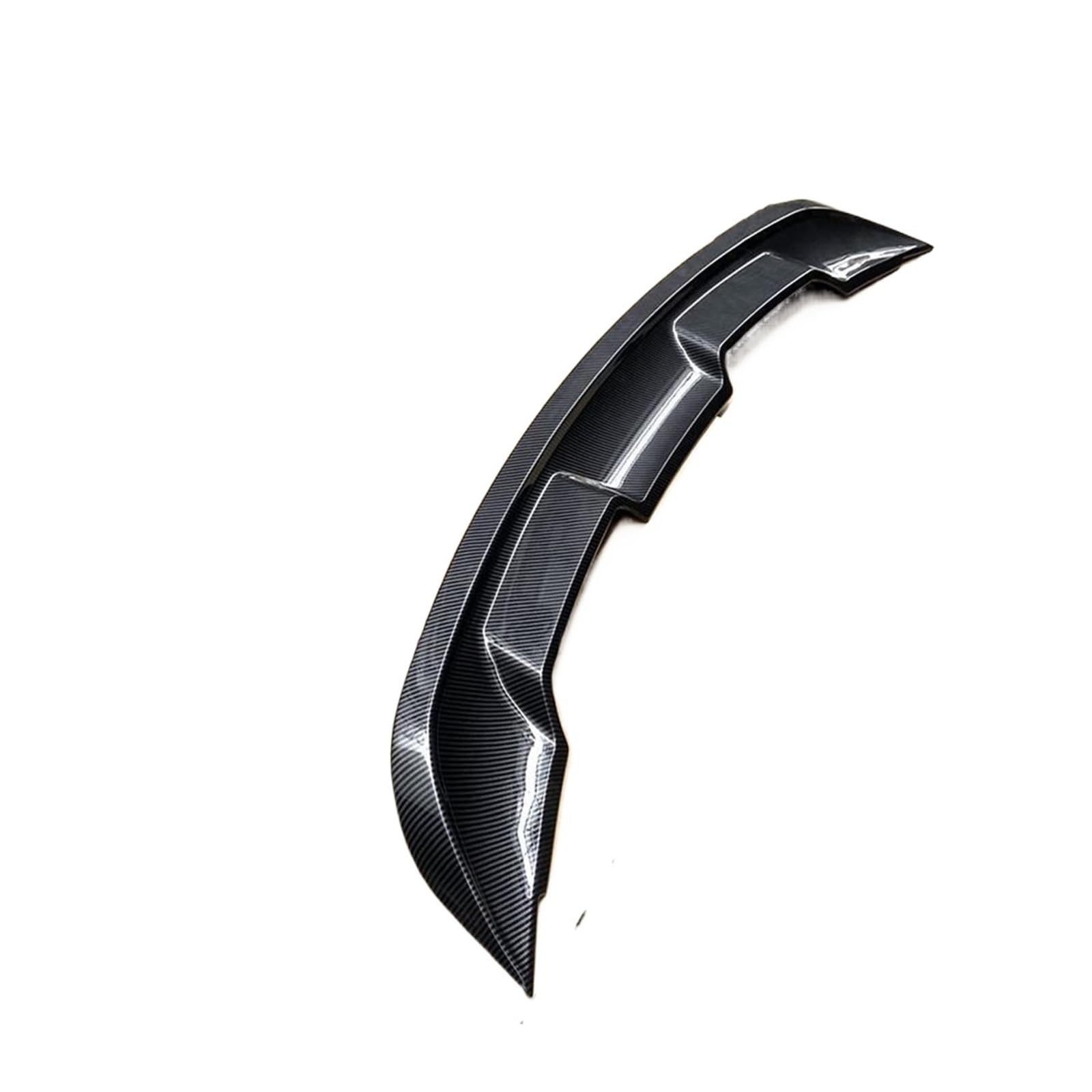 Heckscheibenspoiler Für F&ord Für Mustang Für Shelby GT500 2015-2020 ABS Auto Hinten Trunk Lip Spoiler Heckklappe Heckflügel Körper Kit(Carbon fiber Texture) von KTGVTPBHBW