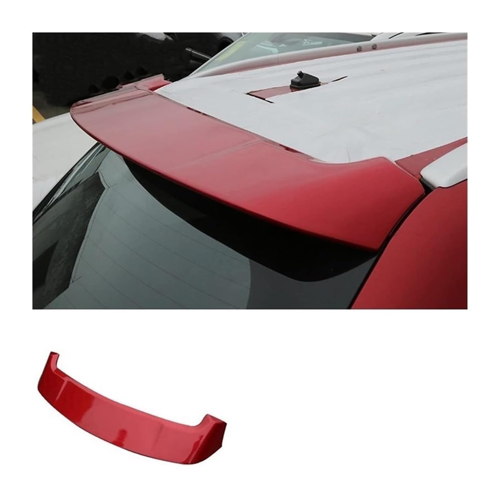 Heckscheibenspoiler Für M&ITSUBISHI Für Outlander 2013-2020 Auto Heckspoiler Flügel Hinten Dach Spoiler Schwanz Trunk Boot Lip Flügel(rot) von KTGVTPBHBW