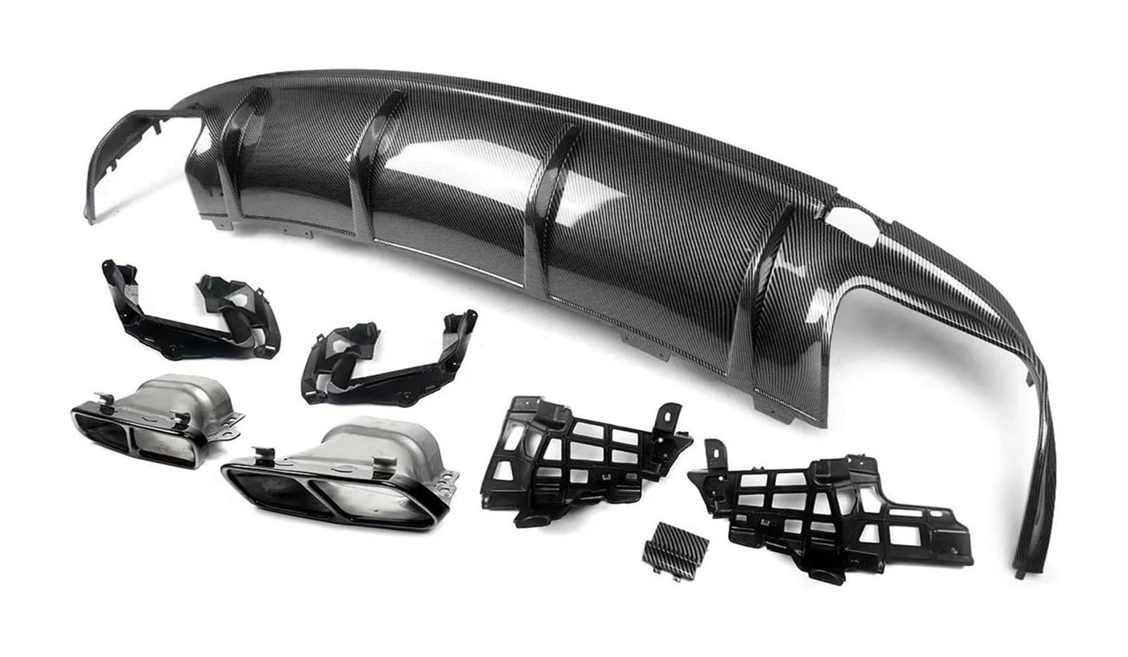 Heckscheibenspoiler Für M&ercedes CLA' W117 C117 CLA45 2012–2018 Für AMG-Stil Heckdiffusor Quad-Auspuff-Endrohre Heckspoiler Heckscheibenspoiler Für M&ercedes CLA' W117 C117 CLA45 2012–2018 Für AMG-Stil Heckdiffusor Quad-Auspuff-Endrohre Heckspoiler von KTGVTPBHBW