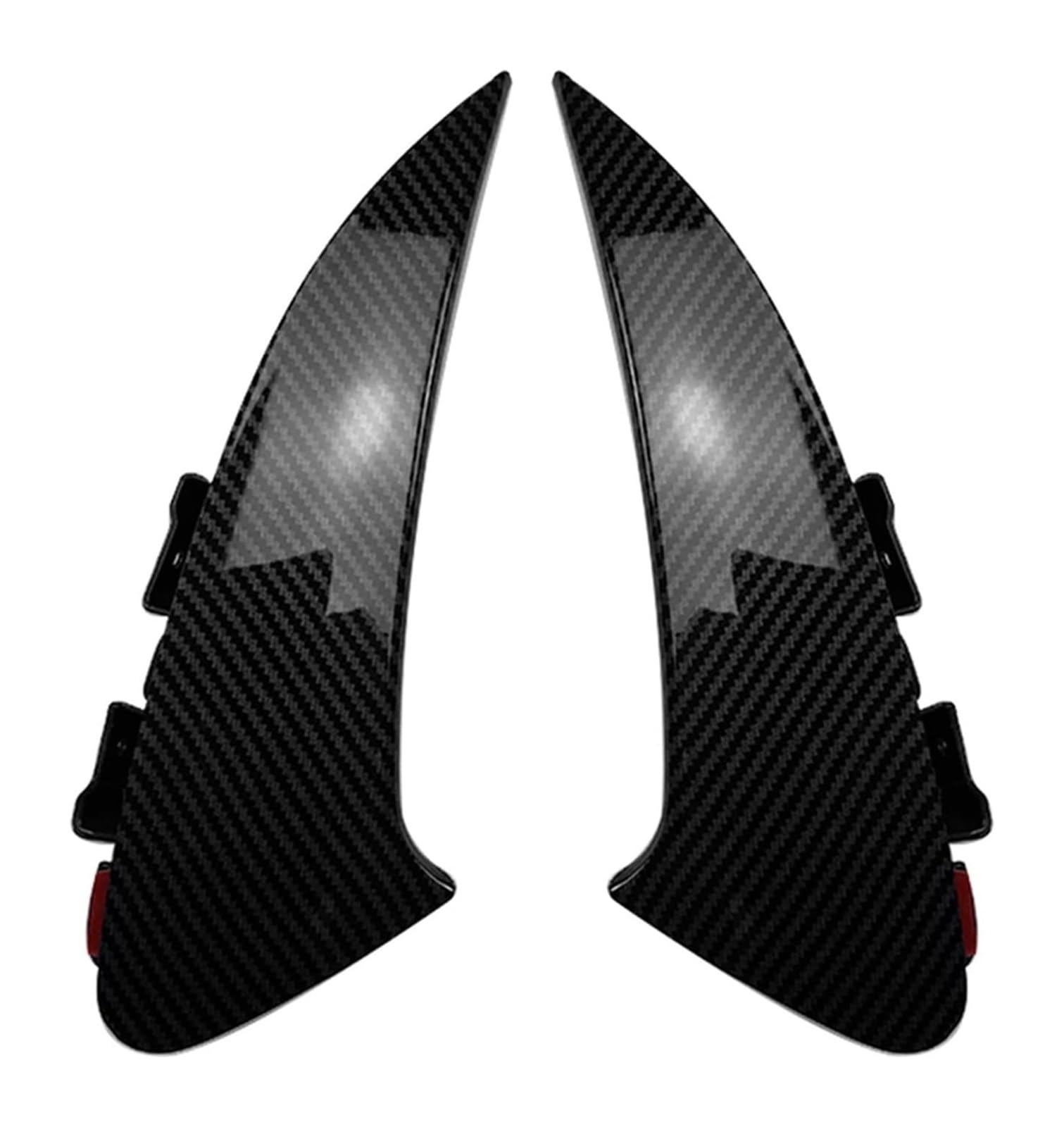 Heckscheibenspoiler Für M&ercedes Für B&enz AMG CLA C118 2020 2021 Sport Edition 1 Paar Auto Heckstoßstange Splitter Spoiler Canard Air Vent(Rear right) von KTGVTPBHBW