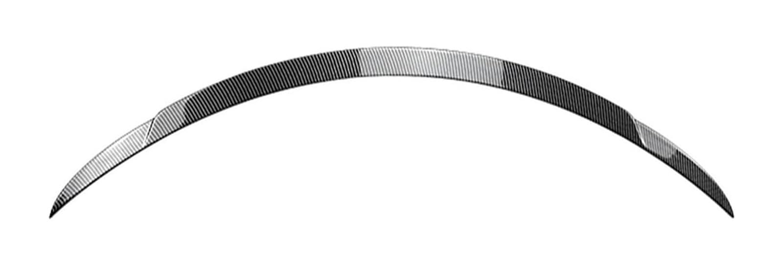 Heckscheibenspoiler Für M&ercedes Für B&enz C-Klasse Coupe C205 C200 C260 C300 2015–2021 Glanzschwarz/Carbonfaser-Look Splitterlippe Heckspoilerflügel(Carbon Fiber Look) von KTGVTPBHBW