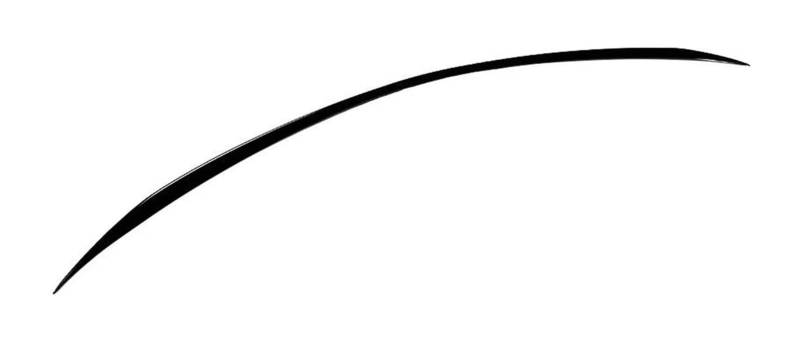 Heckscheibenspoiler Für M&ercedes Für B&enz C Klasse W205 C180 C200 C260 C43 C63 Für AMG Limousine 2015-2021 Auto Hinten Stamm Dach Spoiler Flügel Splitter Tuning(Gloss Black) von KTGVTPBHBW