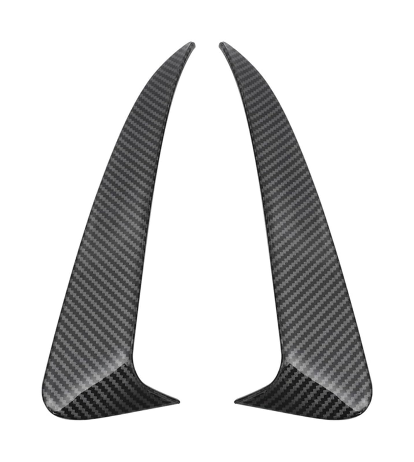 Heckscheibenspoiler Für M&ercedes Für B&enz C-Klasse W205 C43 C63 AMG 2014-2019 Auto Heckstoßstange Splitter Spoiler Air Vent Cover(Carbon texture) von KTGVTPBHBW