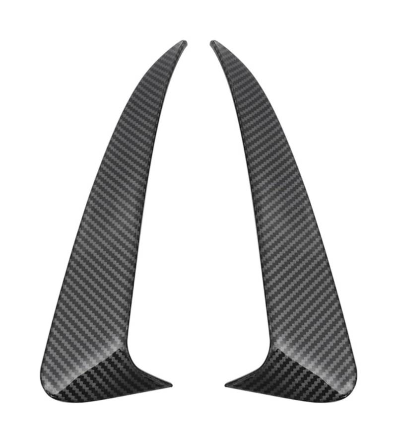 Heckscheibenspoiler Für M&ercedes Für B&enz C-Klasse W205 C43 C63 AMG 2014-2019 Auto Heckstoßstange Splitter Spoiler Air Vent Cover(Carbon texture) von KTGVTPBHBW