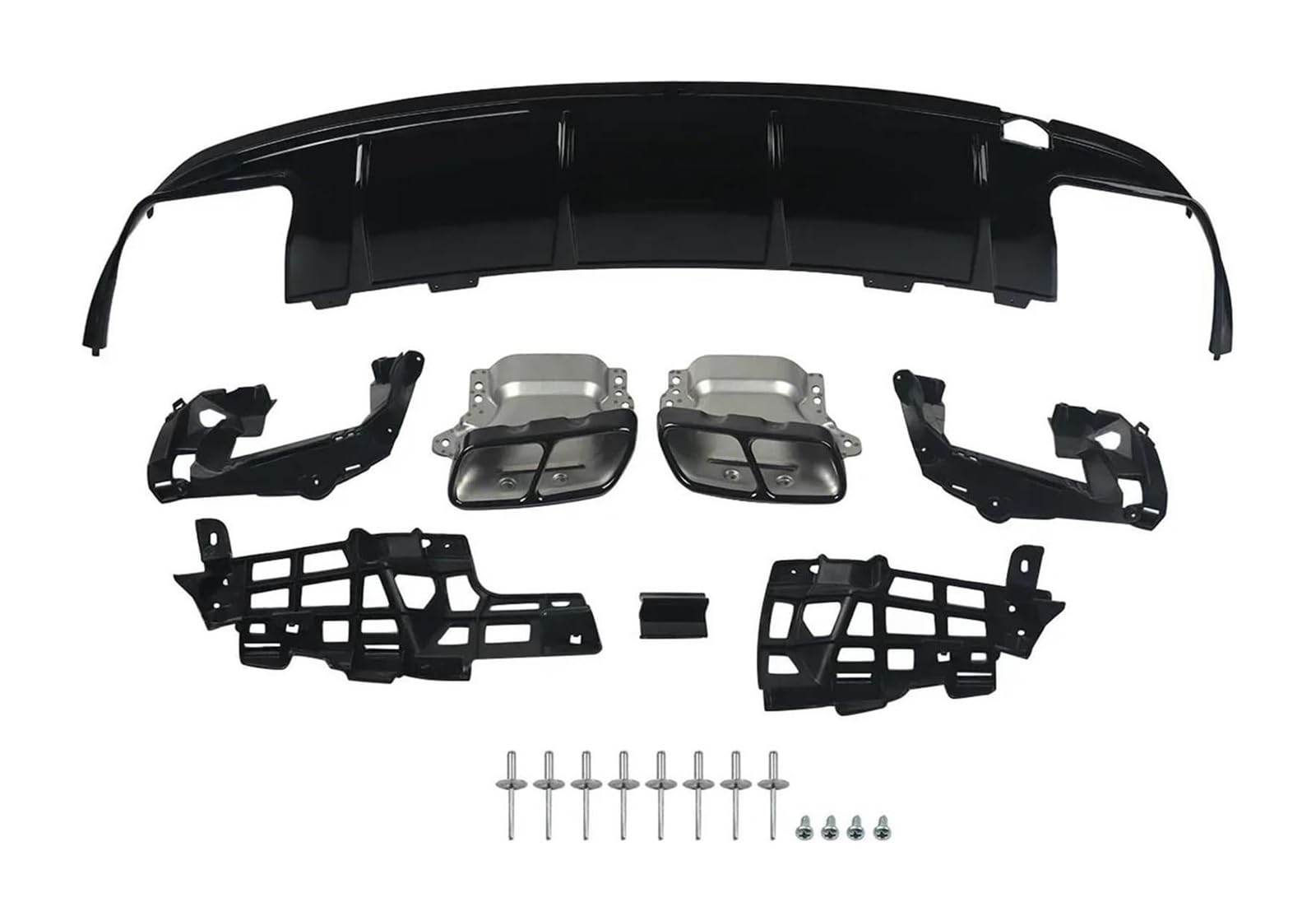 Heckscheibenspoiler Für M&ercedes Für B&enz Für AMG W117 C117 X117 CLA260 CLA45 2012-2018 Heckdiffusor Mit Auspuffendrohren Hintere Stoßstangenlippe Heckscheibenspoiler Für M&ercedes Für B&enz Für AMG W117 C117 X117 CLA260 CLA45 2012-2018 Heckdiffusor Mit Auspuffendrohren Hintere Stoßstangenlippe von KTGVTPBHBW