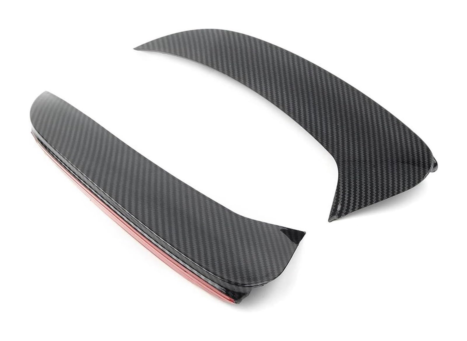 Heckscheibenspoiler Für M&ercedes Für B&enz GLE Klasse W167 Für AMG GLE53 GLE350 GLE450 2020-2023 Heckstoßstange Splitter Spoiler Canard Air Vent Trim(Carbon Look) von KTGVTPBHBW