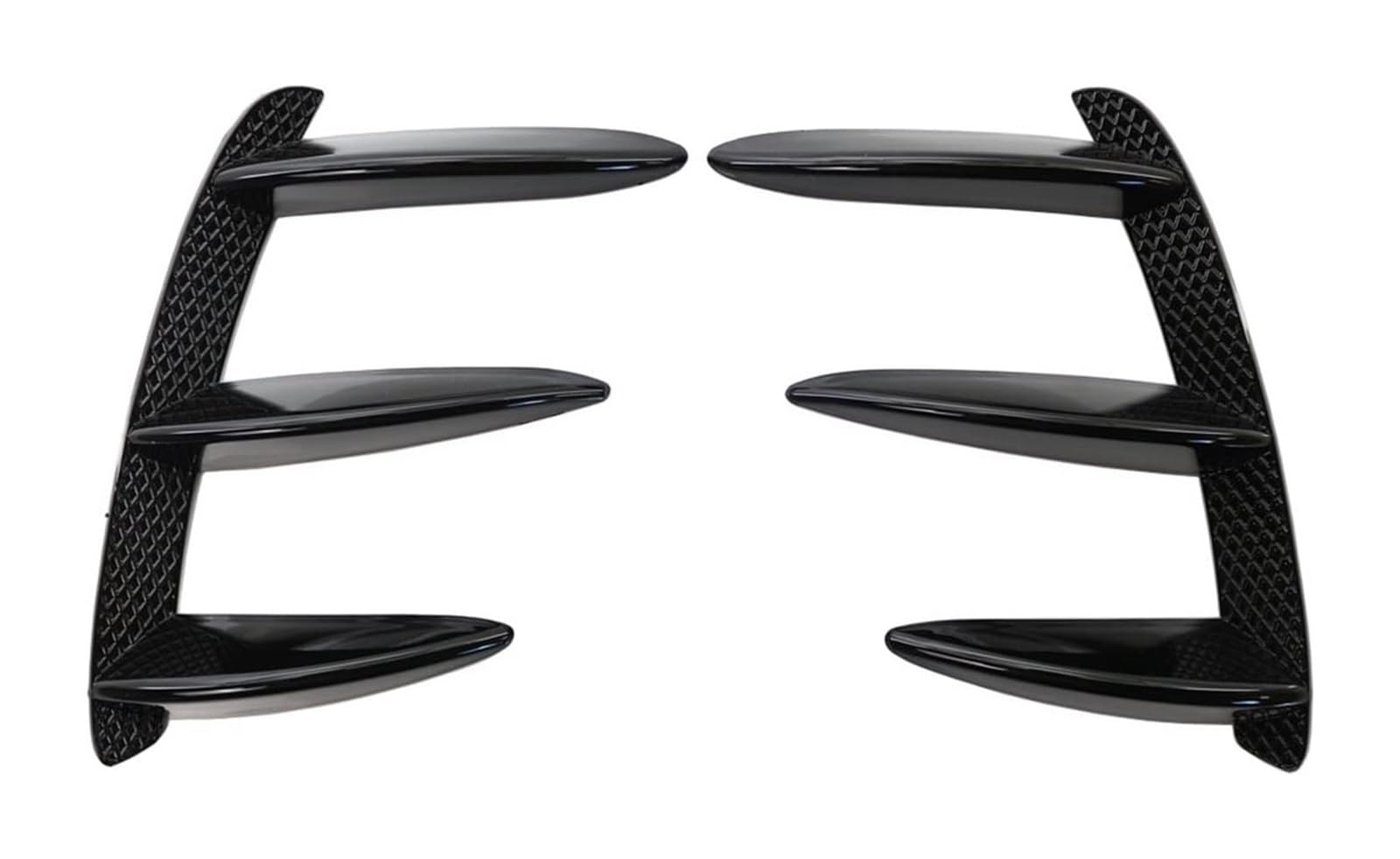 Heckscheibenspoiler Für M&ercedes Für B&enz W176 A200 A250 A260 A45 AMG 1 Paar Auto Schwarz Carbon Muster Heckstoßstange Splitter Spoiler Canard(Rear right) von KTGVTPBHBW