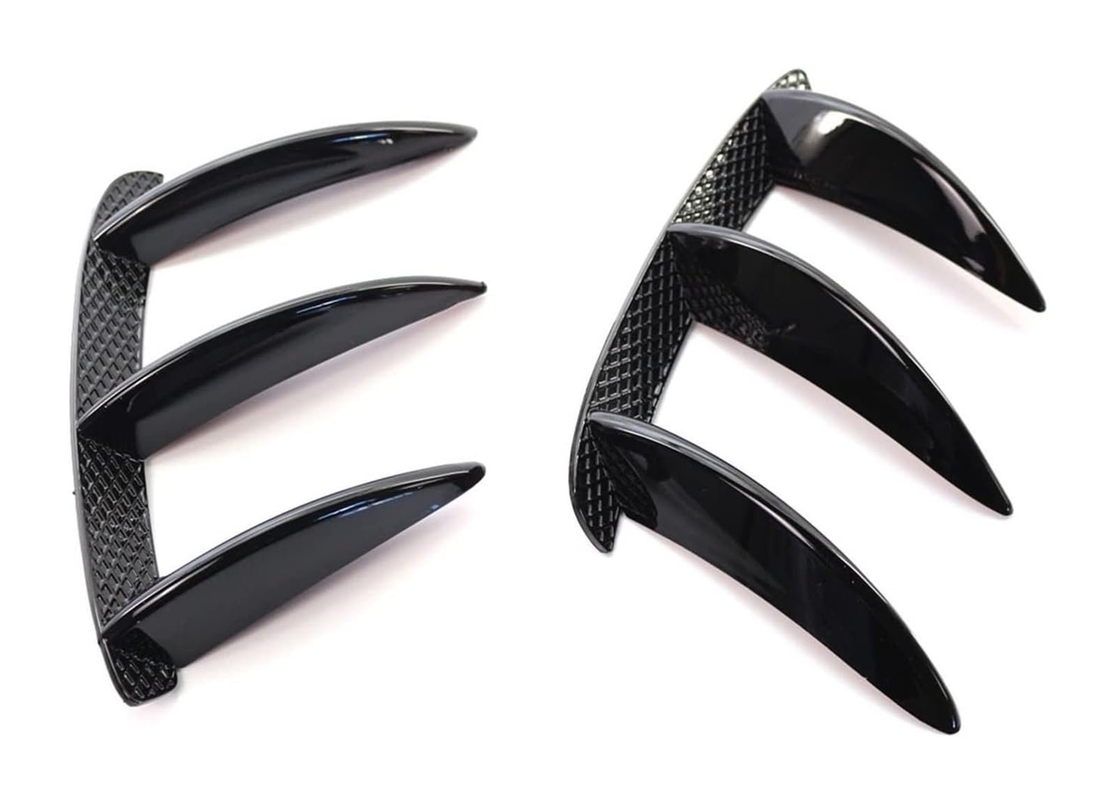 Heckscheibenspoiler Für M&ercedes Für B&enz W176 A200 A250 A260 A45 Für AMG Auto Schwarz Carbon Muster Heckstoßstange Splitter Spoiler Canard 1 Paar(1Pair Black) von KTGVTPBHBW
