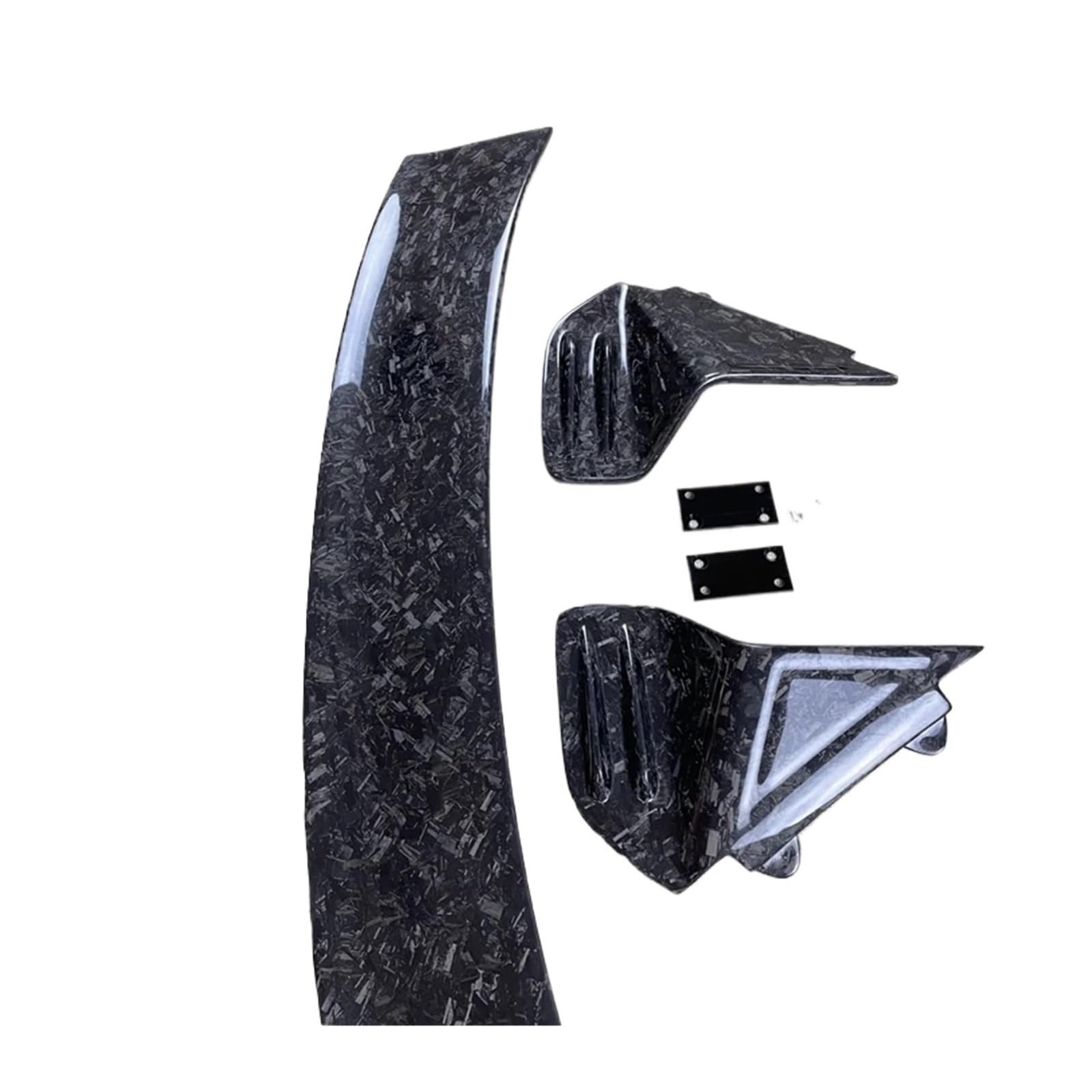 Heckscheibenspoiler Für M&ini R56 Für Cooper Ver.2.11/2,12 Für JCW Stil 2001-2008 Spoiler Flügel Dach Spoiler Auto Spoiler Hinten Stamm Spoiler(Forged Carbon) von KTGVTPBHBW