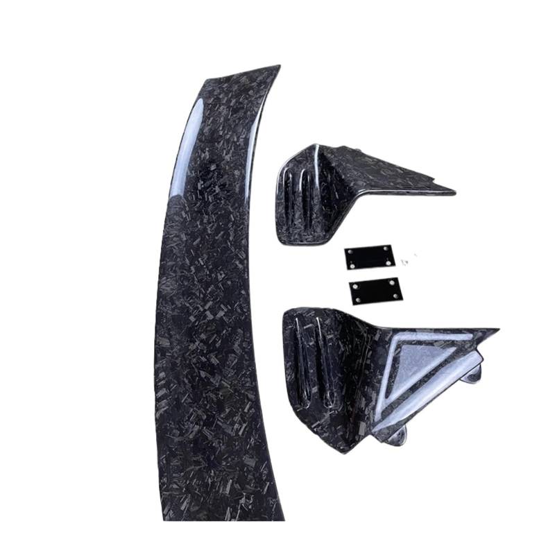 Heckscheibenspoiler Für M&ini R56 Für Cooper Ver.2.11/2,12 Für JCW Stil 2001-2008 Spoiler Flügel Dach Spoiler Auto Spoiler Hinten Stamm Spoiler(Forged Carbon) von KTGVTPBHBW