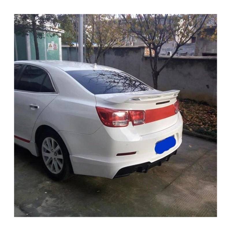 Heckscheibenspoiler Für Malibu 2012-2017 ABS Material Auto Hinten Flügel Primer Farbe Heckspoiler Auto Spoiler Hinten Stamm Spoiler(Weiß) von KTGVTPBHBW