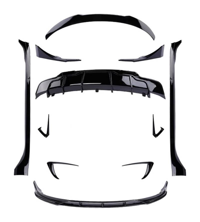 Heckscheibenspoiler Für Modell 3 Y 2016-2022 Körper Kit Front Lip Hinten Diffusor Seite Rock Spoiler Auto Front Spoiler Lippe(Model 3 Carbon Look) von KTGVTPBHBW