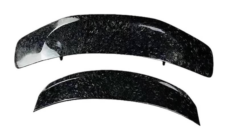 Heckscheibenspoiler Für Modell Y 2019-2023 Real Carbon Fiber Hinten Stamm Deckel Boot Lip Spoiler Flügel Auto Spoiler Hinten Stamm Spoiler(Forged Carbon) von KTGVTPBHBW