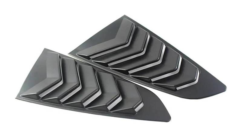 Heckscheibenspoiler Für Mustang 2015-2020 Auto Hinten Jalousie Fenster Seite Shutter Abdeckung Trim Aufkleber Vent Scoop Auto Spoiler Hinten Stamm Spoiler(B) von KTGVTPBHBW