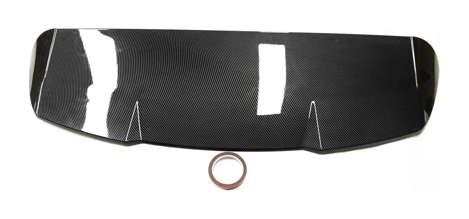 Heckscheibenspoiler Für Q8 Für Prestige Für Elite Sport 2019 2020 Auto Spoiler Auto Hinten Stamm Dach Spoiler Lip Flügel Klappe Schwanz Oberen Splitter(Carbon Look) von KTGVTPBHBW
