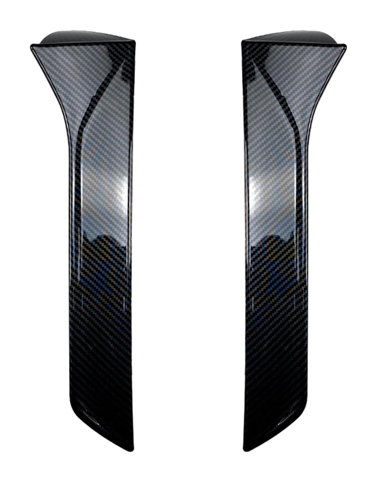 Heckscheibenspoiler Für Seat Für Leon 5F MK3 MK 3,5 2013-2021 2PCS Hinten Schwanz Tor Stamm Rand Klappe Fenster Seite Spoiler Flügel Schwanz Splitter Abdeckung Streifen(Carbon Look) von KTGVTPBHBW