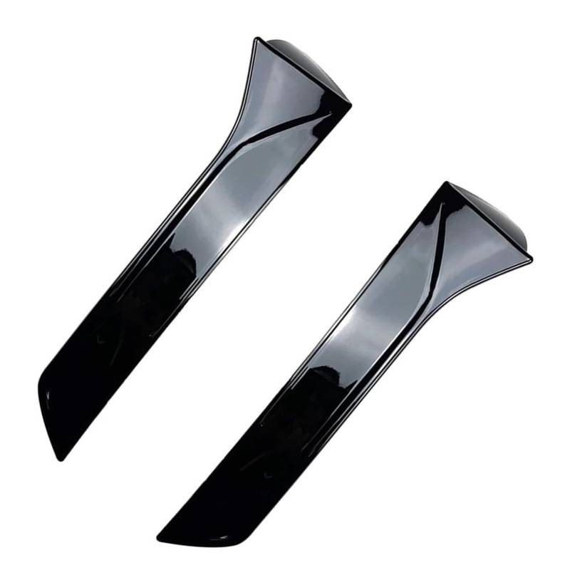 Heckscheibenspoiler Für Seat Für Leon 5F MK3 MK 3,5 2013-2021 2PCS Hinten Schwanz Tor Stamm Rand Klappe Fenster Seite Spoiler Flügel Schwanz Splitter Abdeckung Streifen(Glossy Black) von KTGVTPBHBW